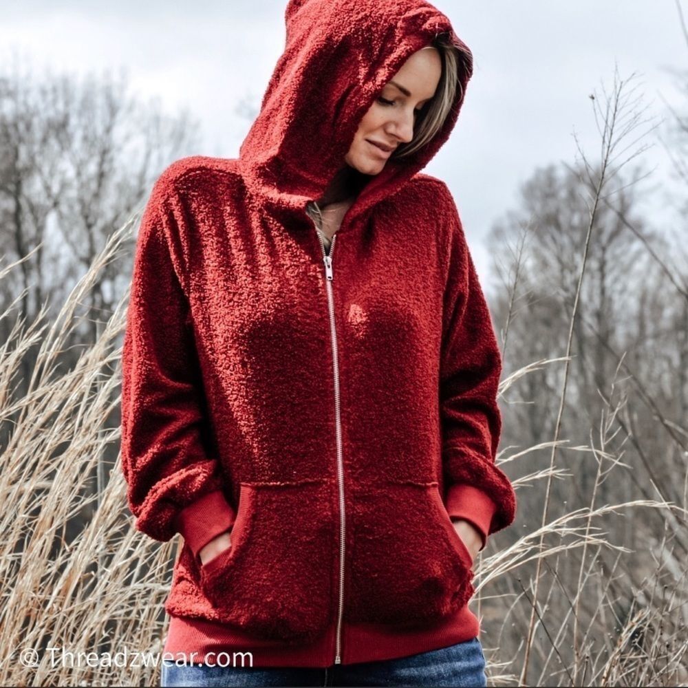 Love + Harmony Fuzzy Hooded Teddy Bear Jacket